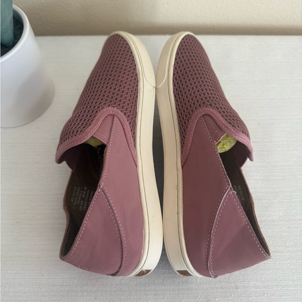 Olukai Pehuea Mauve Slip-On Mesh 2-Way Casual Sneakers - Picture 9 of 12